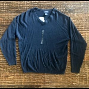 Dockers Navy V-neck Sweater - Size XXL (NWT)